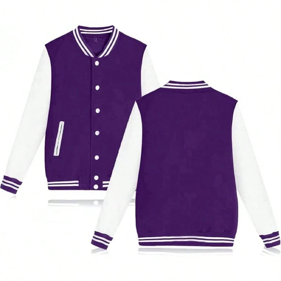 VarsityEdge Men's Baseball Jacket -- great choice of colors!