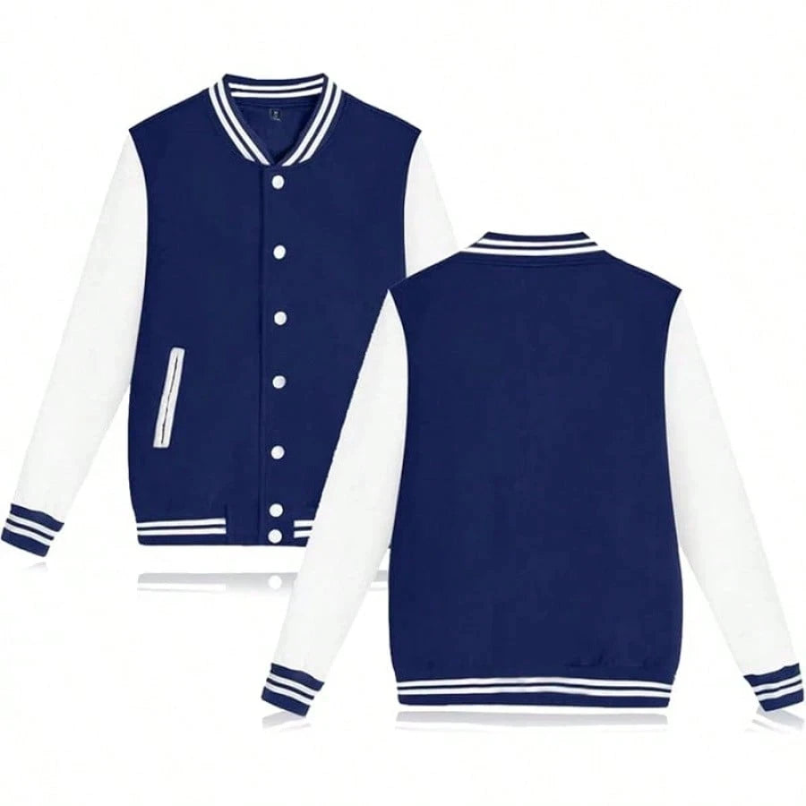 VarsityEdge Men's Baseball Jacket -- great choice of colors!