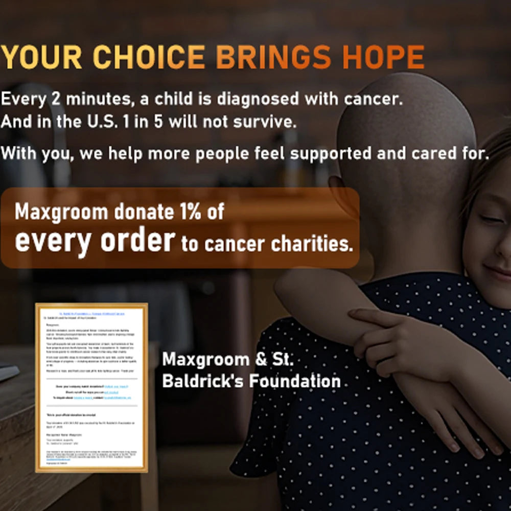 MAXGROOM 7D Head Shavers for Bald Men Wet/Dry Electric Shaver Hair Trimmer USB Rechargeable LED Display Waterproof Beard Trimmer