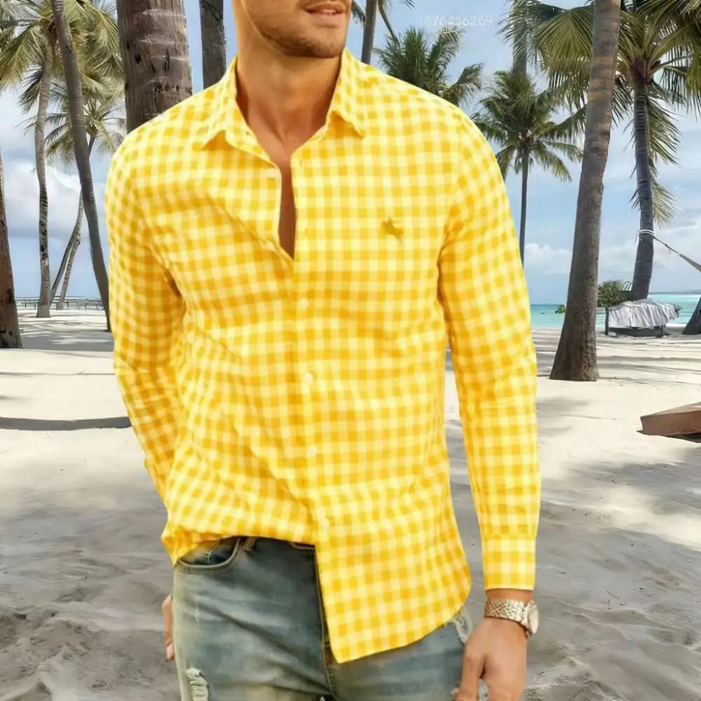Men's shirts with various colors