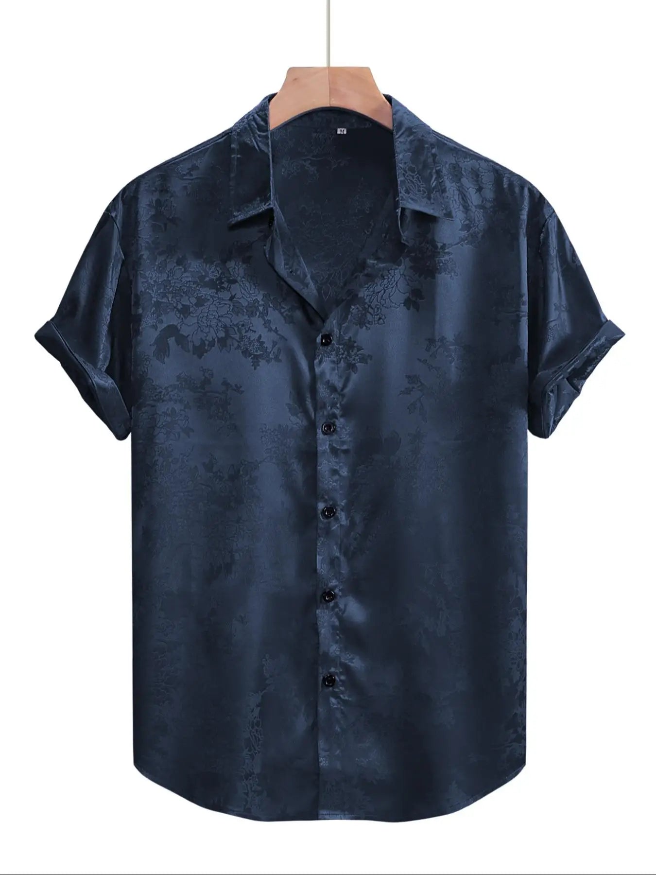 Men's Embroidered Short Sleeve Shirt