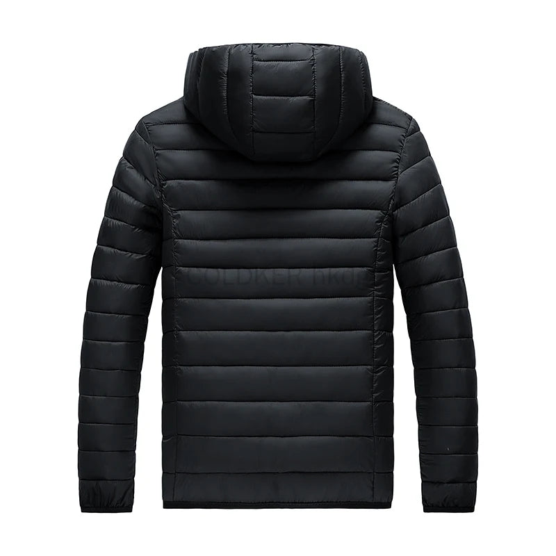 SkyShield Men’s Hooded Puffer Jacket