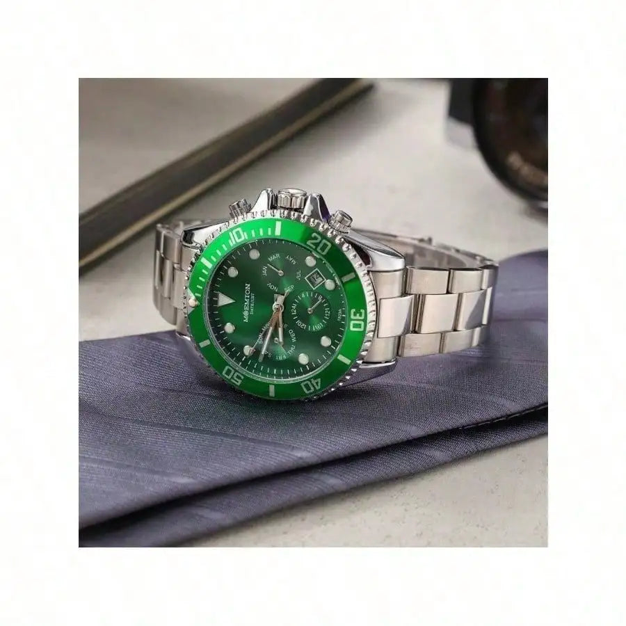 Men's Automatic Mechanical Watch Stainless Steel, Water-resistant, Stopwatch Function