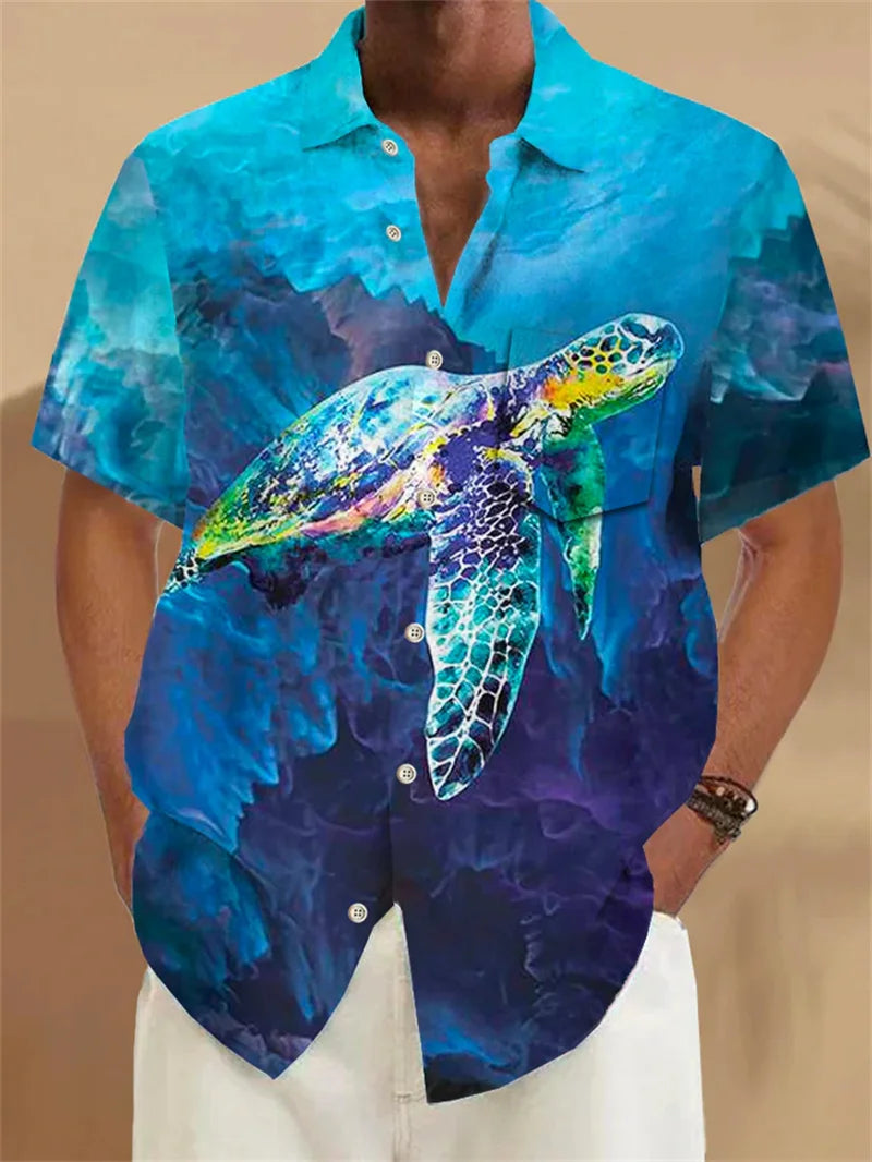 Men's short sleeved shirt
