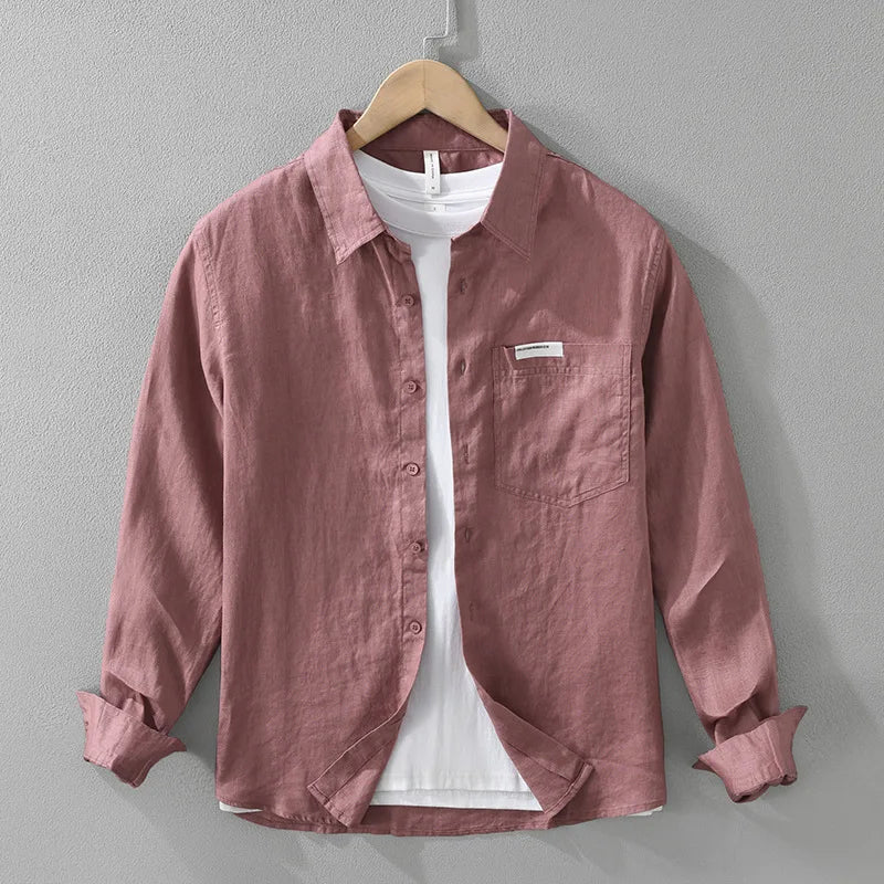 LinenBreeze Long Sleeve Shirt -- several cool colors!