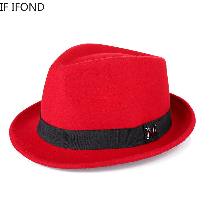Men's Felt Fedora Hat