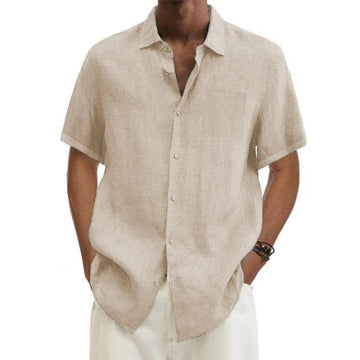 BreezeLine Men’s Cotton-Linen Polo -- several colors!