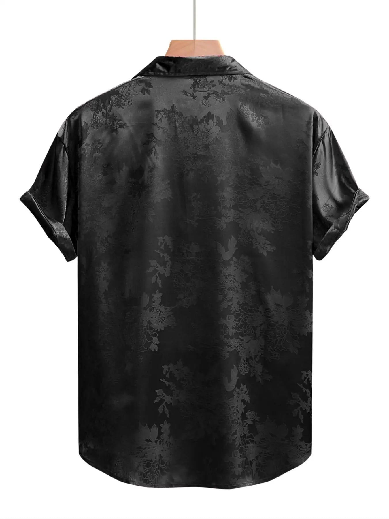 Men's Embroidered Short Sleeve Shirt