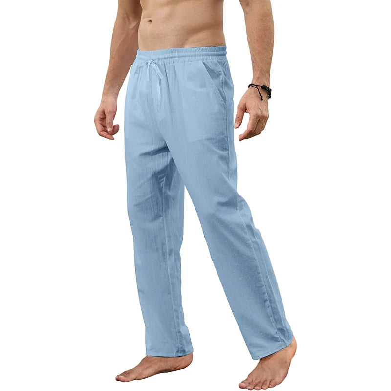 AeroLinen Men's Linen Pants -- several cool colors