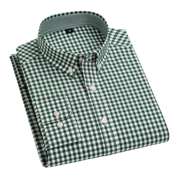 ForestPlaid Men's Long Sleeve Shirt