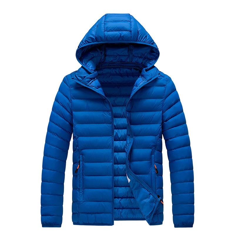 mens hooded puffer jacket