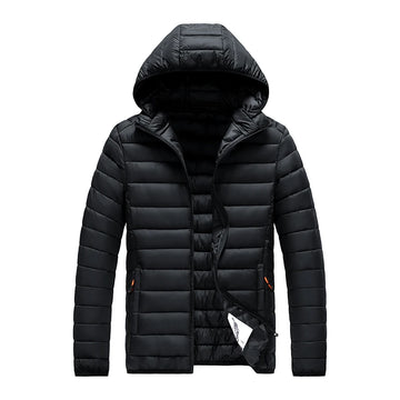 mens puffer jacket with hood